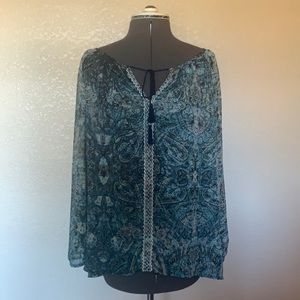 Lucky Brand long sleeve blue dress shirt Large L